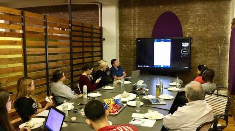 A “Lunch and Learn” session at SUM Innovation. Photo courtesy of SUM Innovation.