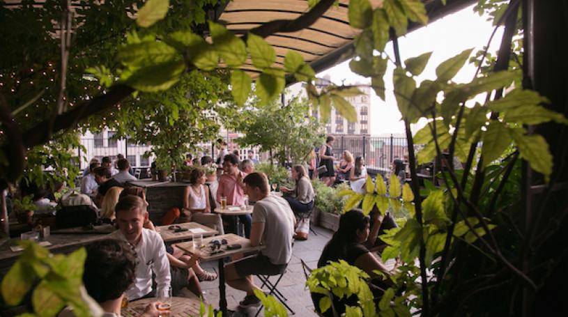 The McKittrick Hotel’s Gallow Green is a fine destination after the immersive “Sleep No More” theatrical experience. Photo courtesy of McKittrick Hotel.